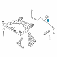 OEM 2010 Nissan Murano BUSHING STABILIZER Diagram - 54613-1AA0B