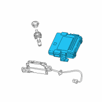 OEM Chrysler Pacifica Receiver-Hub Diagram - 68217814AF