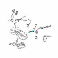 OEM 2005 Lexus GS300 Hose, Fuel Tank To Filler Pipe Diagram - 77213-30160