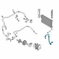 OEM 2010 Hyundai Tucson Hose-Discharge Diagram - 97762-2S500