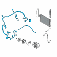 OEM Hyundai Tube Assembly-Suction & Liquid Diagram - 97775-2S500