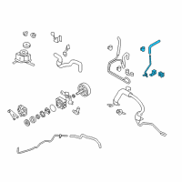 OEM 2013 Nissan Murano Hose & Tube Assy-Power Steering Diagram - 49721-1AA1D