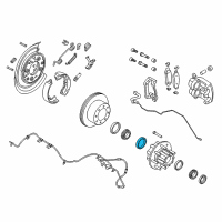 OEM 2013 Ford E-150 Axle Bearing Cup Diagram - TCAA-1243-A