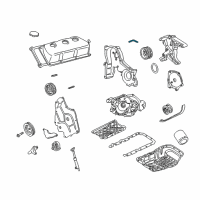 OEM 2001 Chrysler Concorde Seal-Timing Belt Cover Diagram - 4573937