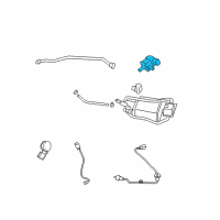 OEM Toyota Corolla Vacuum Valve Diagram - 25860-0H090