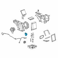 OEM 2016 Chevrolet Suburban Actuator Diagram - 22893762