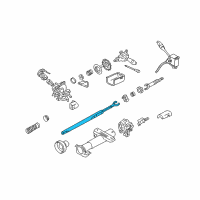 OEM 1997 Chevrolet Cavalier Steering Column-Lower Shaft Diagram - 26052406