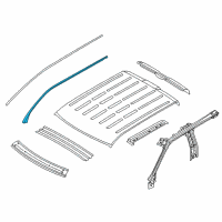 OEM 2010 Ford F-150 Weatherstrip Diagram - AL3Z-1651223-A