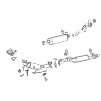 OEM 2018 Ram 1500 Bracket-Exhaust Hanger Diagram - 68209816AC