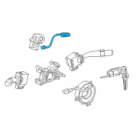 OEM 2003 Toyota Echo Warning Switch Diagram - 84052-60010