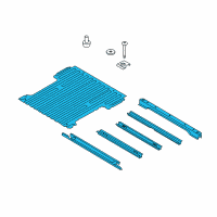 OEM 2017 Ford F-250 Super Duty Floor Pan Diagram - HC3Z-9611215-A