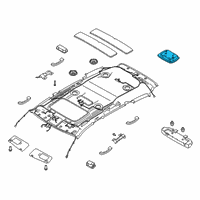 OEM 2022 Kia Telluride Lamp Assembly-Cargo Diagram - 92620S9000GYT