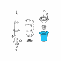 OEM 2019 GMC Sierra 1500 Spring Insulator Diagram - 84168572