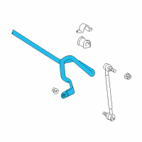 OEM Toyota Celica Stabilizer Bar Diagram - 48811-2B060