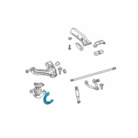 OEM 1999 GMC C1500 Suburban Shield, Front Brake Diagram - 15998039