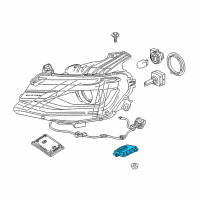OEM 2019 Chevrolet Camaro Ballast Diagram - 84159615