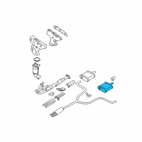 OEM 2008 Nissan Altima MUFFLER Assembly-Exhaust, Main Diagram - 20110-JB51A