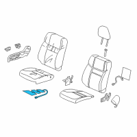 OEM 2015 Honda CR-V Heater Complete, Front Cushion Diagram - 81134-T0G-L81