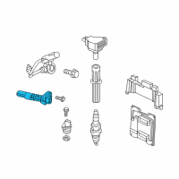 OEM 2016 Chevrolet Spark Crankshaft Sensor Diagram - 12638559