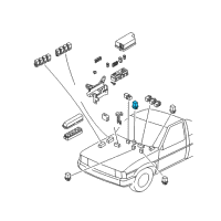 OEM Nissan Pathfinder Relay Diagram - 25230-79981