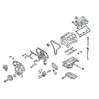 OEM 2015 Nissan 370Z Engine Valve Cover Gasket Diagram - 13270-EY01A