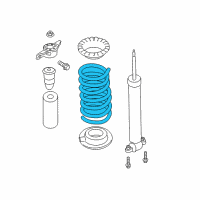 OEM 2014 Ford Fusion Coil Spring Diagram - DG9Z-5560-G