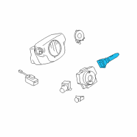 OEM Infiniti M45 Switch Assy-Wiper Diagram - 25260-EH50A