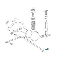 OEM 2001 Lexus LX470 Bolt, Washer Based H Diagram - 90105-14124