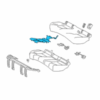 OEM 2019 Toyota Avalon Seat Cushion Heater Diagram - 87510-07030