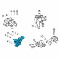 OEM 2019 Ram ProMaster 3500 Bracket-Engine Mount Diagram - 4893392AA