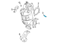 OEM 2021 Kia Sorento Stud Diagram - 285152B000