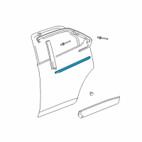 OEM 2013 Chevrolet Equinox Belt Weatherstrip Diagram - 23193174