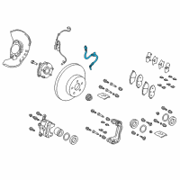 OEM 2021 Toyota C-HR Brake Hose Diagram - 90947-W2066