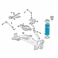 OEM 2004 Honda Odyssey Spring, Rear (8.80) (Meritor) Diagram - 52441-S0X-A33