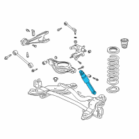 OEM 2001 Honda Odyssey Damper Assembly, Rear Diagram - 52610-S0X-305