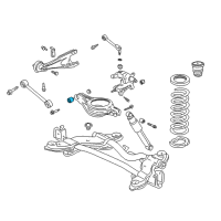 OEM Honda Bush B, Rear Arm Diagram - 52366-S0X-003