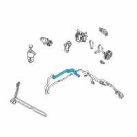 OEM 2002 Chrysler Sebring Line-Oil Pump Suction Diagram - MR316989