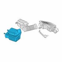 OEM 2002 Chrysler Concorde Air Cleaner Diagram - 4591099AB