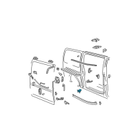 OEM 2018 GMC Savana 3500 Door Check Diagram - 84509133