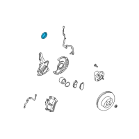 OEM 2003 Nissan Maxima Sensor-Rotor, Anti SKID Front Diagram - 47970-5V000