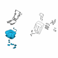 OEM 2017 Kia K900 Cushion Assembly-Rear Seat Diagram - 891003T930KEK