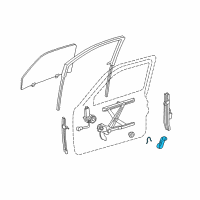 OEM 2005 Toyota Tacoma Regulator Handle Diagram - 69260-AA010-B5