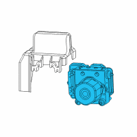 OEM 2015 Ram ProMaster 1500 Anti-Lock Brake System Module Diagram - 68240853AA