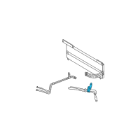 OEM 2003 Ford Explorer Cooler Line Clip Diagram - 1L2Z-7N291-BA