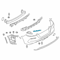 OEM 2020 BMW Z4 Rear Reflector, Rear Left Diagram - 63-14-7-439-021