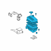 OEM 2009 Toyota Camry Air Cleaner Assembly Diagram - 17700-28292