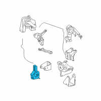 OEM 2004 Toyota Matrix Front Mount Diagram - 12361-0D090