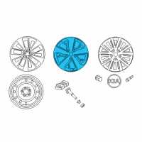 OEM 2016 Kia Optima Wheel Assembly-Aluminum Diagram - 52910D4330