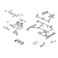 OEM 2000 Cadillac DeVille Adjuster Diagram - 25646341