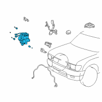 OEM 1997 Toyota Tacoma ACTUATOR Assembly, Brake Diagram - 44510-35060